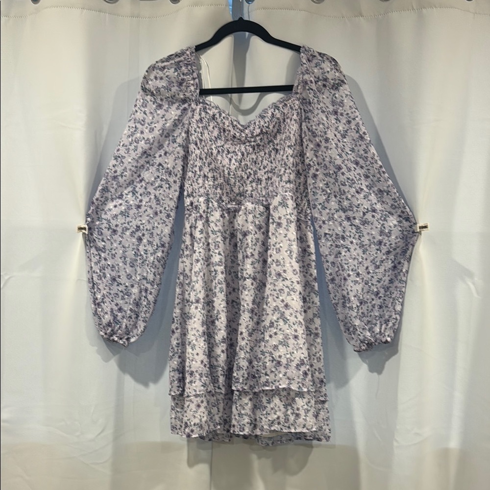 Floral Long Sleeve Dress